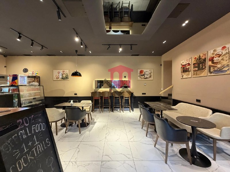Operating sushi bar for sale in downtown Tbilisi and a branch in Batumi —a turnkey business with a recognizable brand. Stylish two-level interior, summer Terrace, bar counter, and professional Kitchen. Furniture and all equipment are included for the new owner. Operations include both dine-in service and delivery (Wolt, Glovo, Bolt). Only the business is for sale; the premises remain on rental. You can start serving guests and taking orders immediately. The business has its own app and website. — фото 4