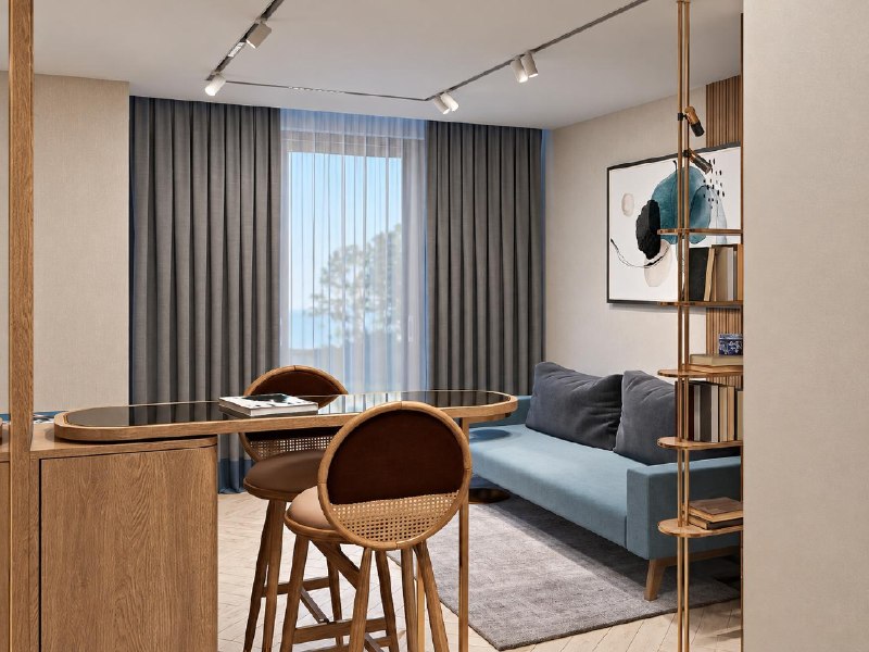 Продаётся 1-bedroom в Wyndham Residence Batumi в Гонио в минуте от моря — фото 2
